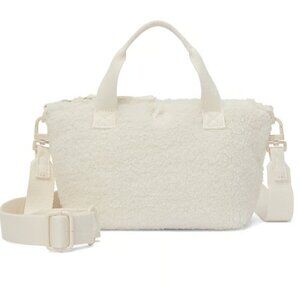 PINK Victoria's Secret Plush Teddy Mini Tote Bag - NWT